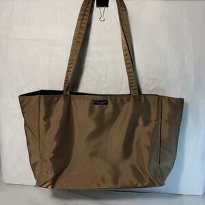 Kate Spade New York Large Brown Nylon Tote Vintage